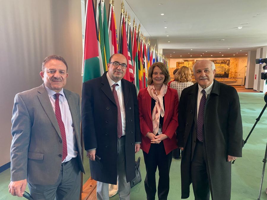 ابو شحادة: سنطرق كل باب لرفع قضايا شعبنا وتحصيل حقوقنا